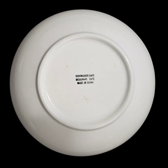 Handpainted Fruit & Veggie 8” Ceramic Bowl • Multicolor Modern Kitchen Decor - Picture 3 of 3